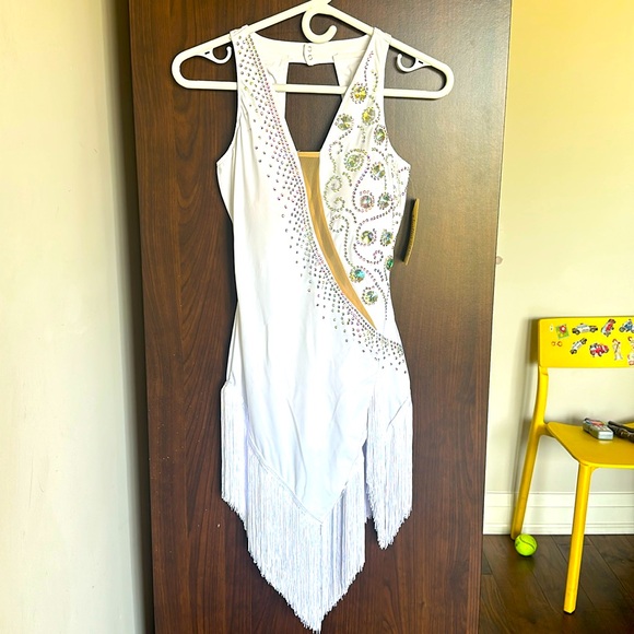 Ballroom Latin Rhythm dance Figure Skating dress costume BRAND NEW - Picture 1 of 4